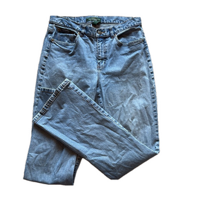 LRL Ralph Lauren Womans 8 Classic Bootcut High Rise Jeans